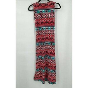 Victoria Collection Dress Womens XL XXL Mutli Color Exposed Zipper Sleeveless